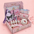 EeCross Kawaii pink Kuromi and Hello Kitty gift box